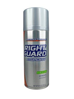 NEW Right Guard Sport Fresh Aerosol Deodorant 8.5 Oz Silver Discontinued NOS